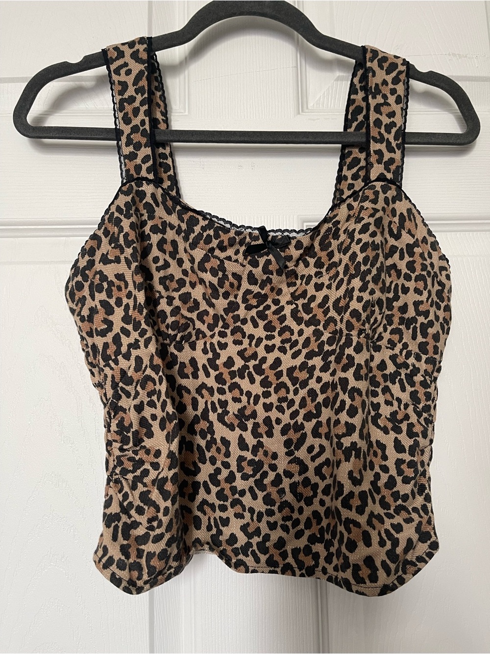 Sienna Sky Leopard Print Camisole - Brown and Black